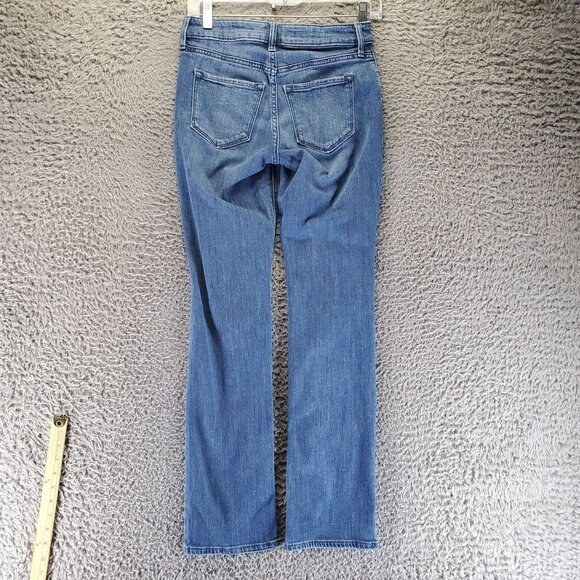Old Navy Jeans Womens 0 Blue Mid-Rise Wow Boot-Cut Denim Stretch - Picture 10 of 11